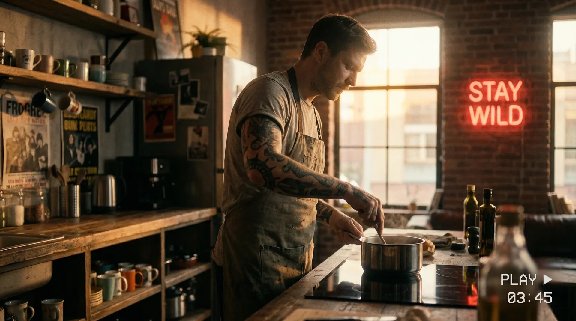 花臂夫夫 日常生活Vlog - 朋克夫夫的一天